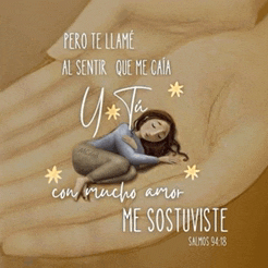 a picture of a woman laying in someone 's hand with the words pero te llamame al sentir que me caia y * ta