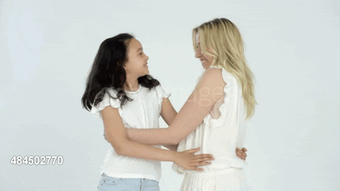 Rubbing Noses Mother And Daughter GIF - Rubbing Noses Mother And Daughter Kiss GIFs