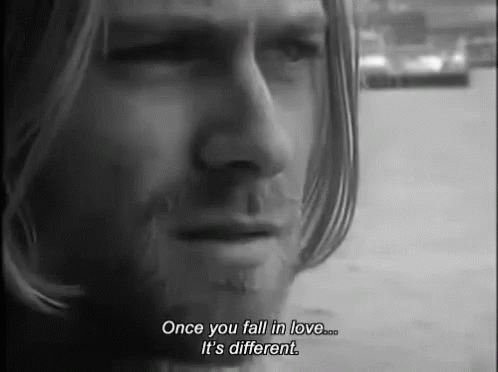 Kurt Cobain Once You Fall Inlove GIF - Kurt Cobain Once You Fall Inlove Lonely GIFs