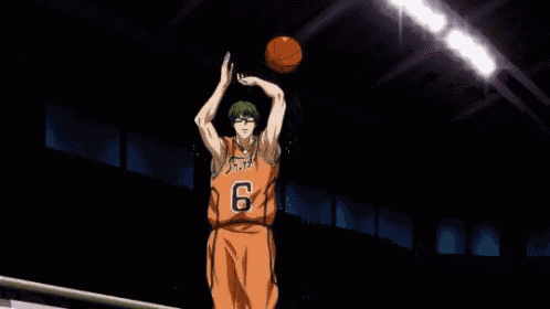 a man with green hair and glasses is wearing a basketball uniform .