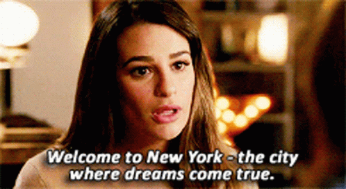 Glee Rachel Berry GIF - Glee Rachel Berry Welcome To New York GIFs