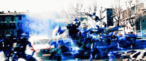 Speedy Pietro Maximoff GIF - Speedy Pietro Maximoff Robot Destruction GIFs