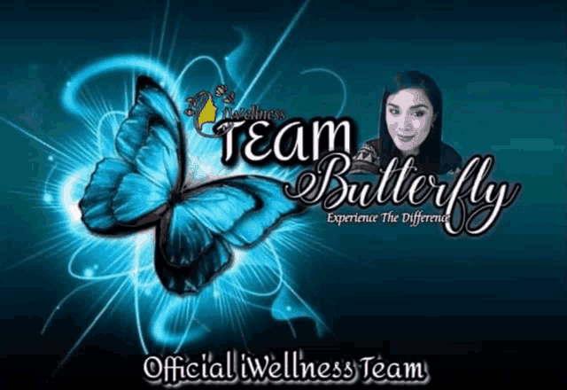 a poster for the team butterfly wellness team