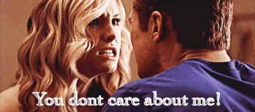 You Don'T Care GIF - You Dont Care Caroline Forbes You Never Did GIFs