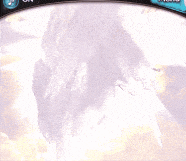 a screenshot of a video game shows a bird flying through the clouds