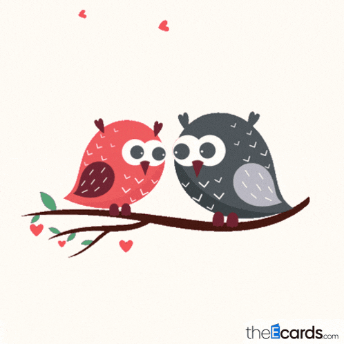 two birds on a branch with the words be my valentine