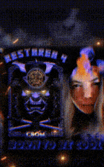 a poster with a woman 's face and the words born to be a samurai wolf ra on it