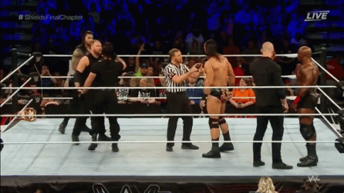 Roman Reigns Entrance GIF - Roman Reigns Entrance Dean Ambrose GIFs