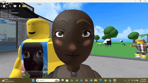 a screenshot of a video game called roblox on a computer