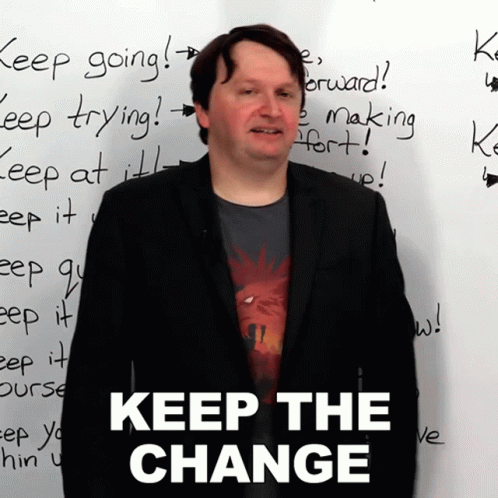 Keep The Change Alex GIF - Keep The Change Alex Engvid GIFs
