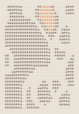 a grid of squares with a red square in the middle of it