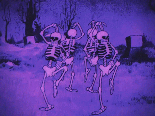 Purple Skeleton GIF - Purple Skeleton Dancing GIFs