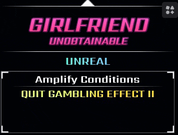 a poster that says girlfriend unobtainable unreal
