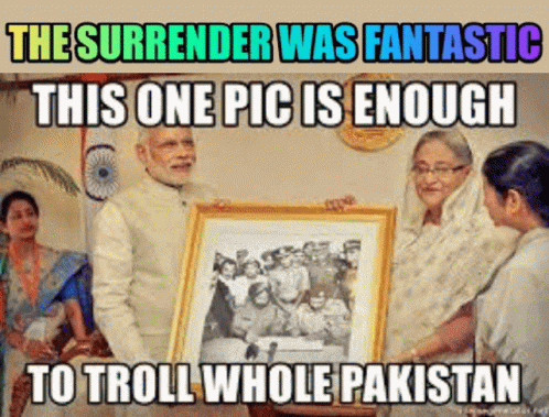 The Surrender Was Fantastic Troll GIF - The Surrender Was Fantastic Troll Whole Pakistan GIFs