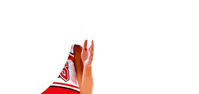 a cheerleader is wearing a red and white uniform with the letter q on the front