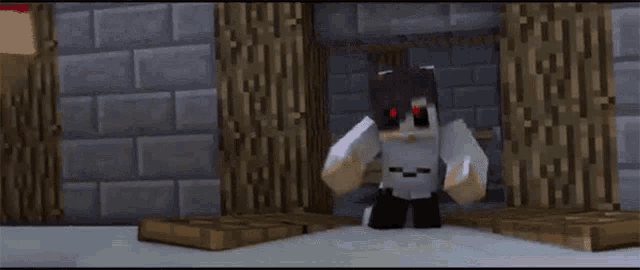 a person is laying on the ground in a minecraft game .