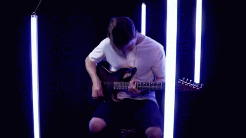 Strumming Cole Rolland GIF - Strumming Cole Rolland Welcome To The Black Parade GIFs