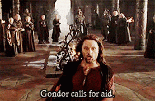 Gondor Calls For Aid GIF - Gondor Calls For Aid GIFs