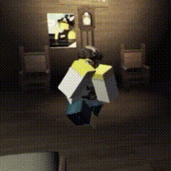 a dark room with a clock on the wall and a painting on the wall