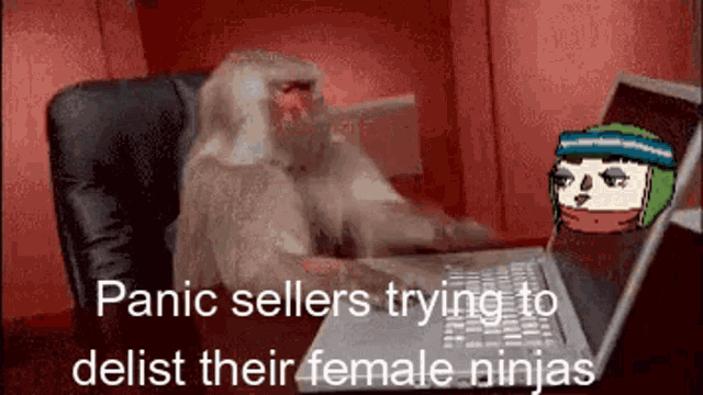 Delist Female Delist Female Ninja GIF - Delist Female Delist Female Ninja No Sell Female Ninja GIFs