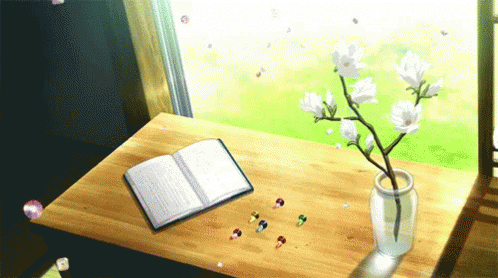 Flower Window GIF - Flower Window Book GIFs