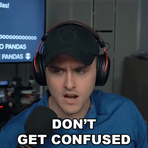 Dont Get Confused Coney GIF - Dont Get Confused Coney Panda GIFs