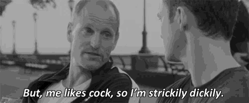 a man says but me likes cock so i 'm strickly dickily