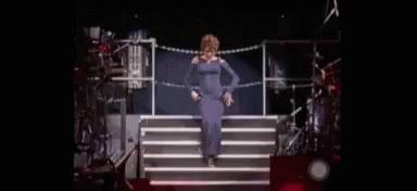 Whitney Houston Stairs GIF - Whitney Houston Stairs Entrance GIFs