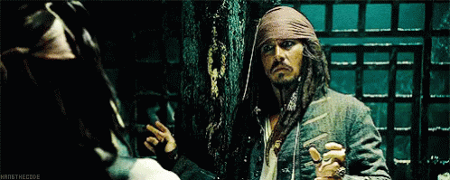 Jack Says Go Away - Go GIF - Go Jack Sparrow Pirates Of The Caribean GIFs