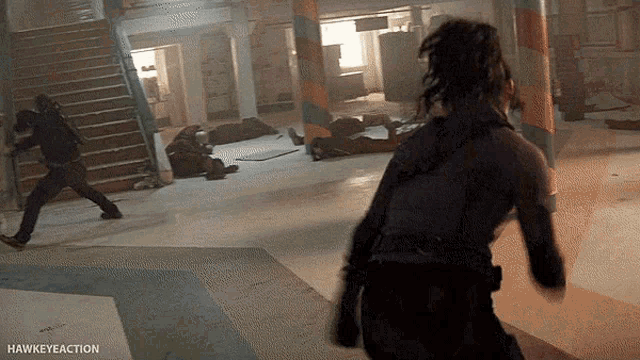 a screenshot of a hawkeye action movie