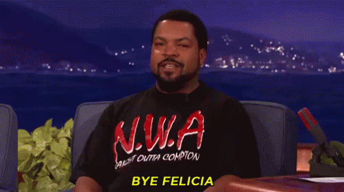 Ice Cube Strikes Again GIF - Ice Cub Bye Felicia Bye GIFs