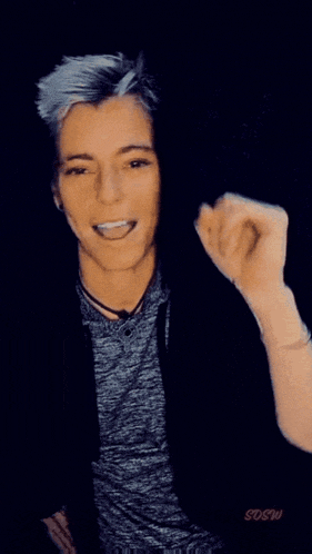 a man is pointing at the camera and the words like you are above him