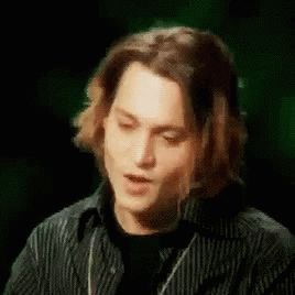 Johnny Depp Interview GIF - Johnny Depp Interview Hair Fix GIFs