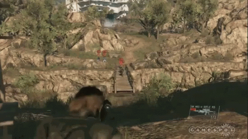 Exploding Bridge - Metal Gear Solid V GIF - Metal Gear Solid V Video Game GIFs