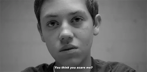 Carl Gallagher GIF - Carl Gallagher Shameless You Think You Scare Me GIFs