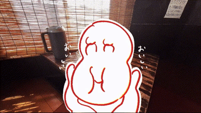 a drawing of a person with a sign that says no entry