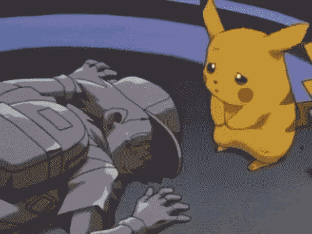 Pikachu Ash GIF - Pikachu Ash Stone GIFs