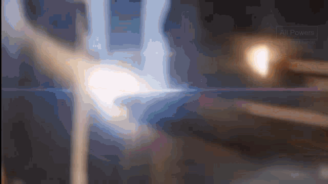 a blurred image of a person 's face with the words all people visible in the corner