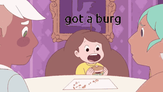 Bee And Puppycat Burger GIF - Bee And Puppycat Burger Burg GIFs