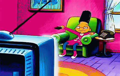 When There'S Just Nothing Good On GIF - Hey Arnold Gerald Tv GIFs