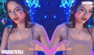 a video of a woman with the name indiagutierdj on the bottom right