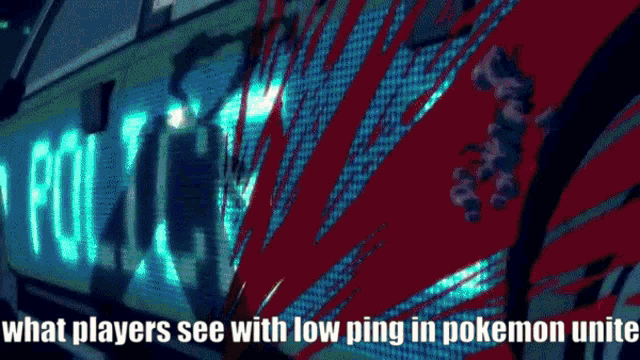 what players see with low ping in pokemon unite is shown