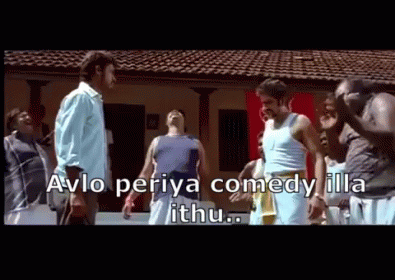 Avlo Periya Comedy Illa GIF - Santhanam Tamil Comedy GIFs