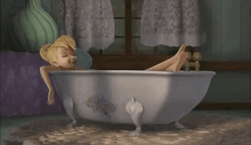 Bath Bubble Bath GIF - Bath Bubble Bath Tinkerbell GIFs