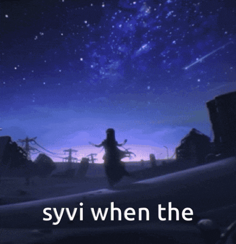 a picture of a girl with the words syvi when the in the corner