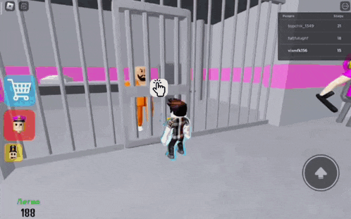 a bald man is holding a gun in a video game while a police officer stands next to him .