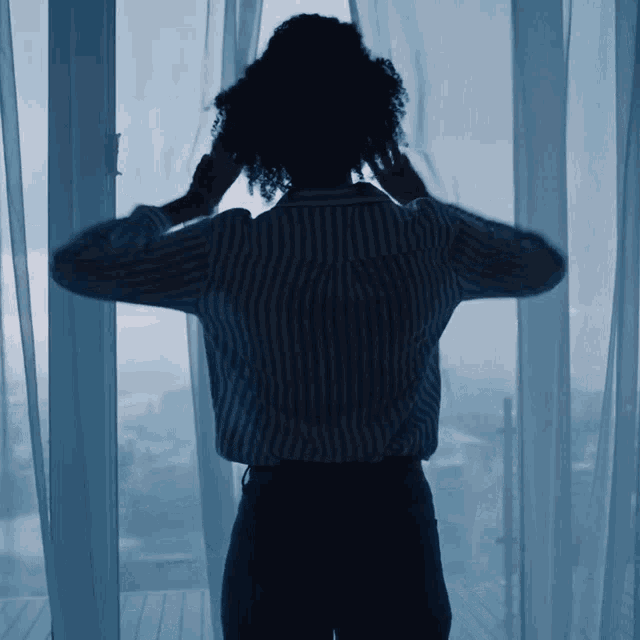 Opening The Curtain Bustle GIF - Opening The Curtain Bustle Good Morning GIFs