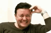 Crying Ricky Gervais GIF - Crying Ricky Gervais Laughing GIFs