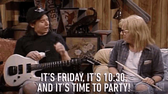 Its Friday Its Time To Party GIF - Its Friday Its Time To Party Party Time GIFs