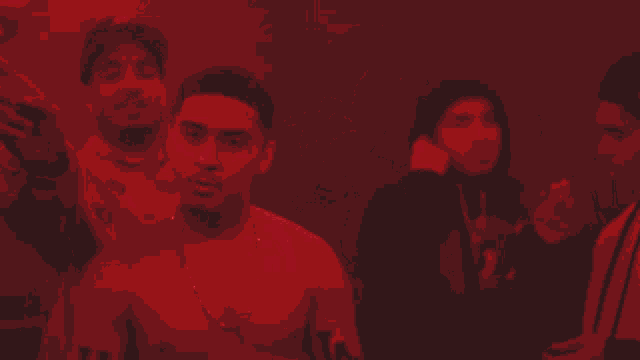a close up of a red background with a smoke coming out of it .